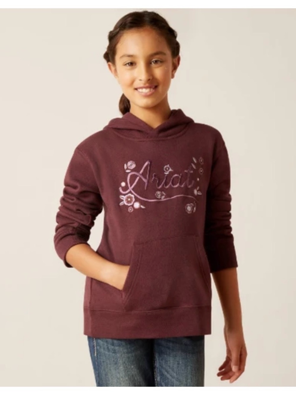 ARIAT Girl's Flora Hoodie Youth XL /14